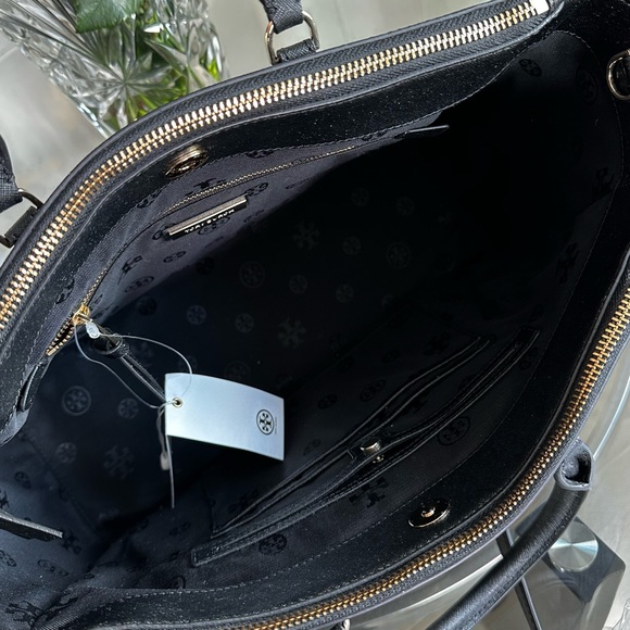 Tory Burch Robinson Perforated Convertible Satchel - Picture 7 of 11